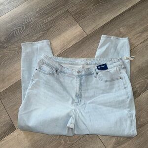 Old Navy Light was OG ankle straight leg jeans NWT size 18